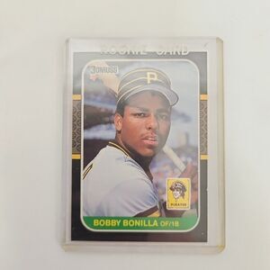 Bobby Bonilla Rookie 1987 Donruss card 558 Pirates RC
